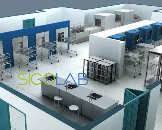 疾控中心潔凈室平面圖